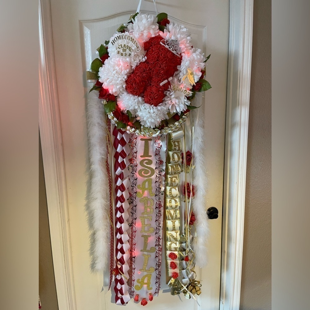 Homecoming Mum Corsage or Graduation Money Lei Sash Senior Graduate Custom Made